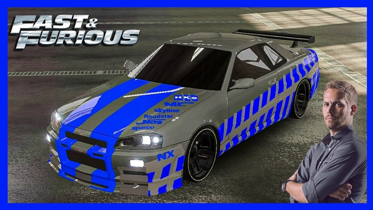 PAUL WALKER SKYLINE R34 LIVERY | Real Driving School