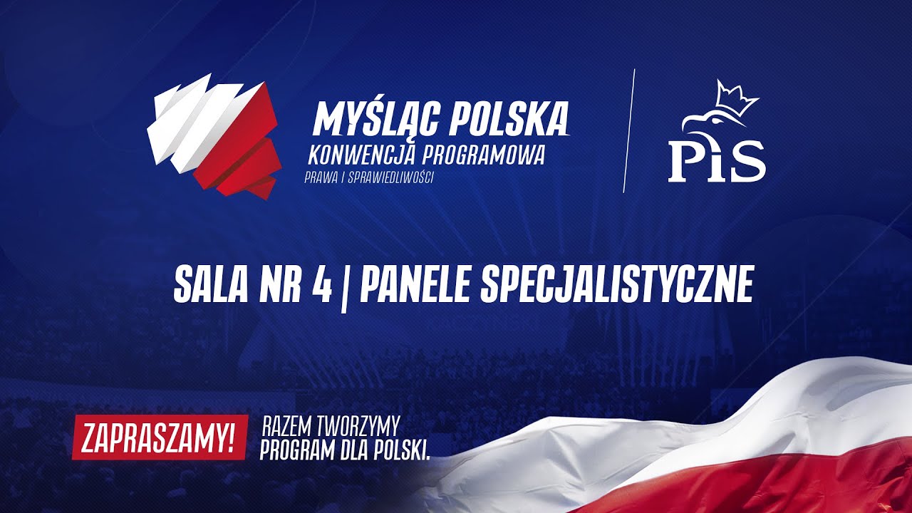 Sala nr 4 | PANELE SPECJALISTYCZNE #MyślącPolska | SOBOTA