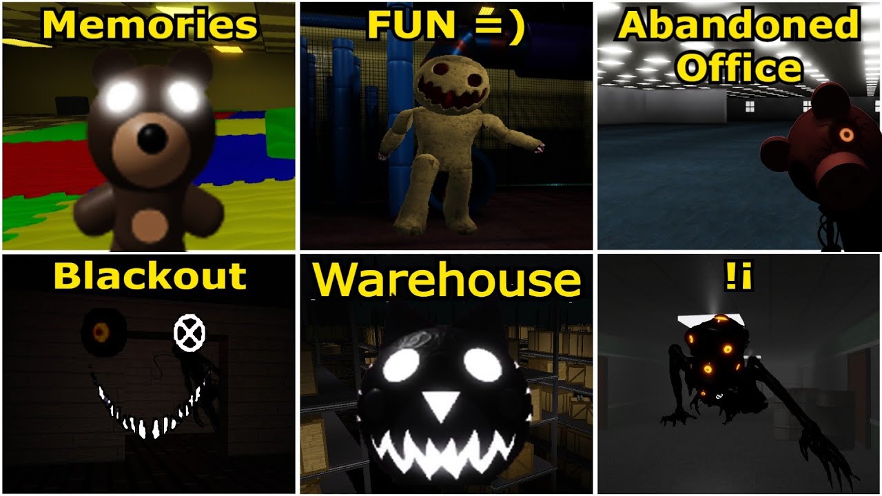 THE PIGGY BACKROOMS - LEVEL 0 to 5 - Roblox (CONCEPT)