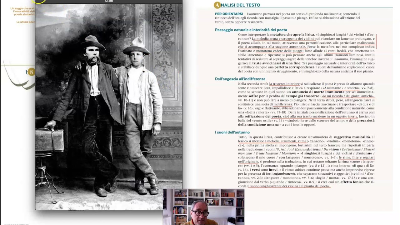 VERLAINE, Canzone d'autunno