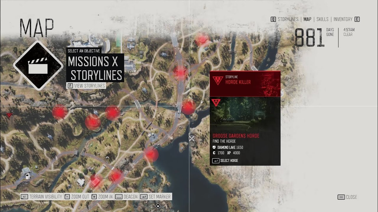 Days Gone GROOSE GARDEN HORDE & NERO RESEARCH SITE