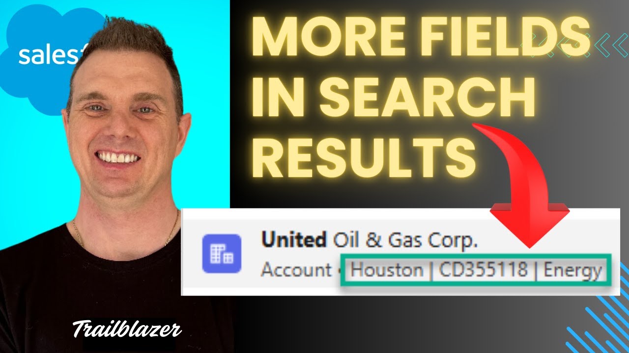 How to show additional fields when searching Salesforce Lookup field