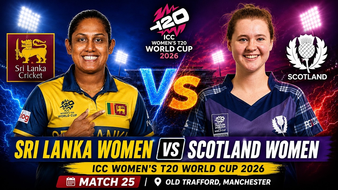 🔴Sri Lanka Women vs Scotland Women LIVE | Match 25 | ICC Women's T20 World Cup 2026 🔥