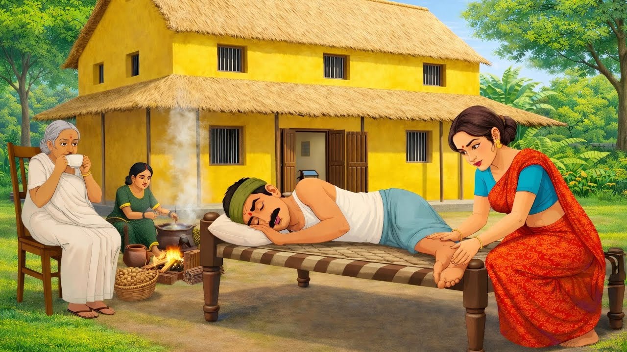 दो पत्नियों वाला पति | Hindi Story | Hindi Moral Stories New | Cartoon Story | Hindi kahaniyan |