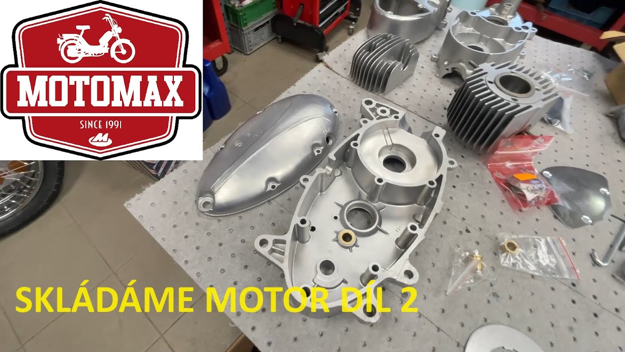 Renovace Jawa 50 pro MOTOMAX, 2/4 Skládáme motor