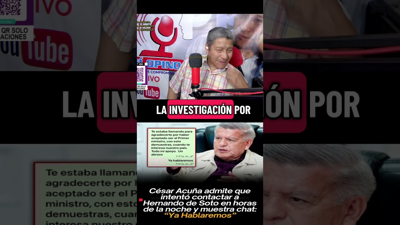 C&eacute;sar Acu&ntilde;a es tan torpe, que al mantener sus 7 ministerios, con DB, con Jer&iacute; y ahora con Balc&aacute;zar y