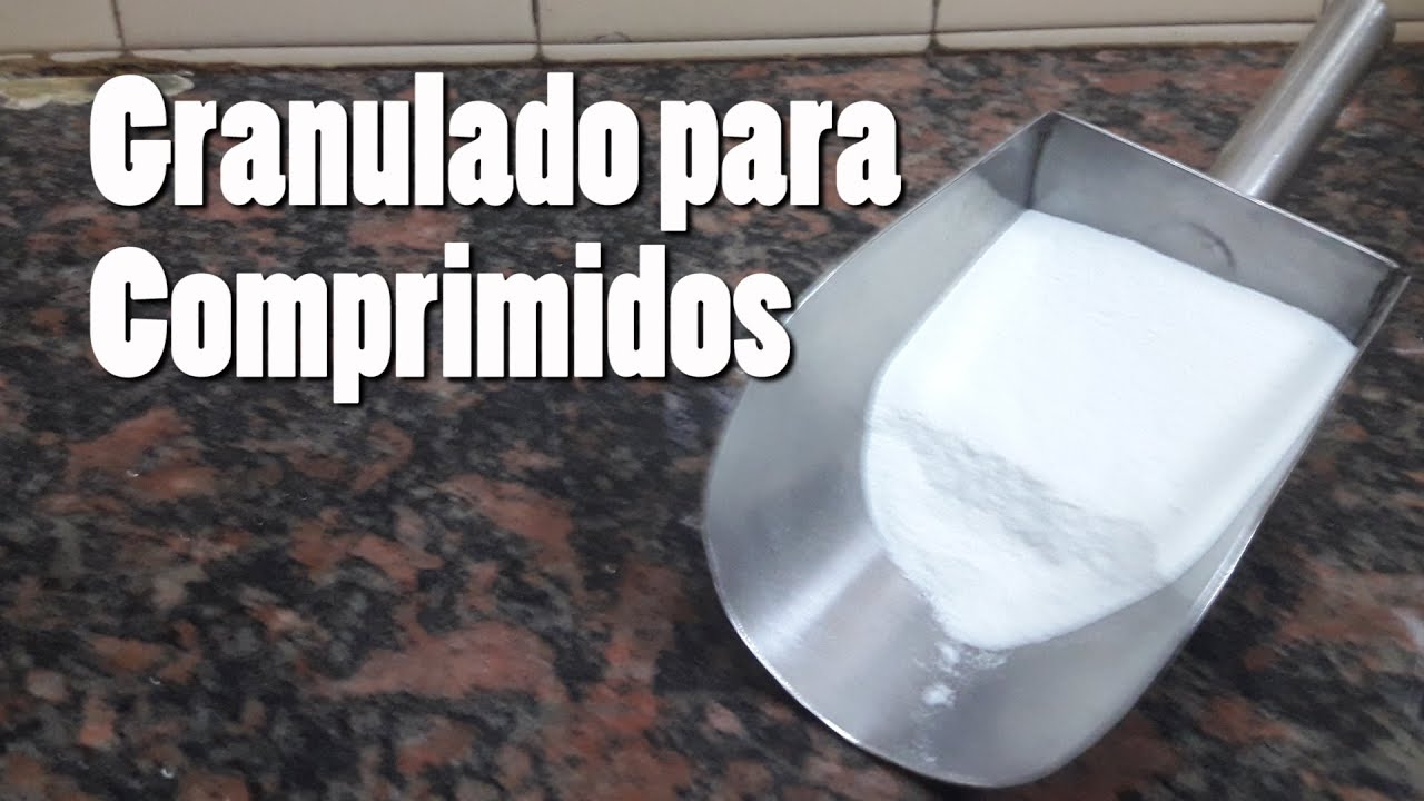 Te enseño a hacer granulado Inerte para comprimidos
