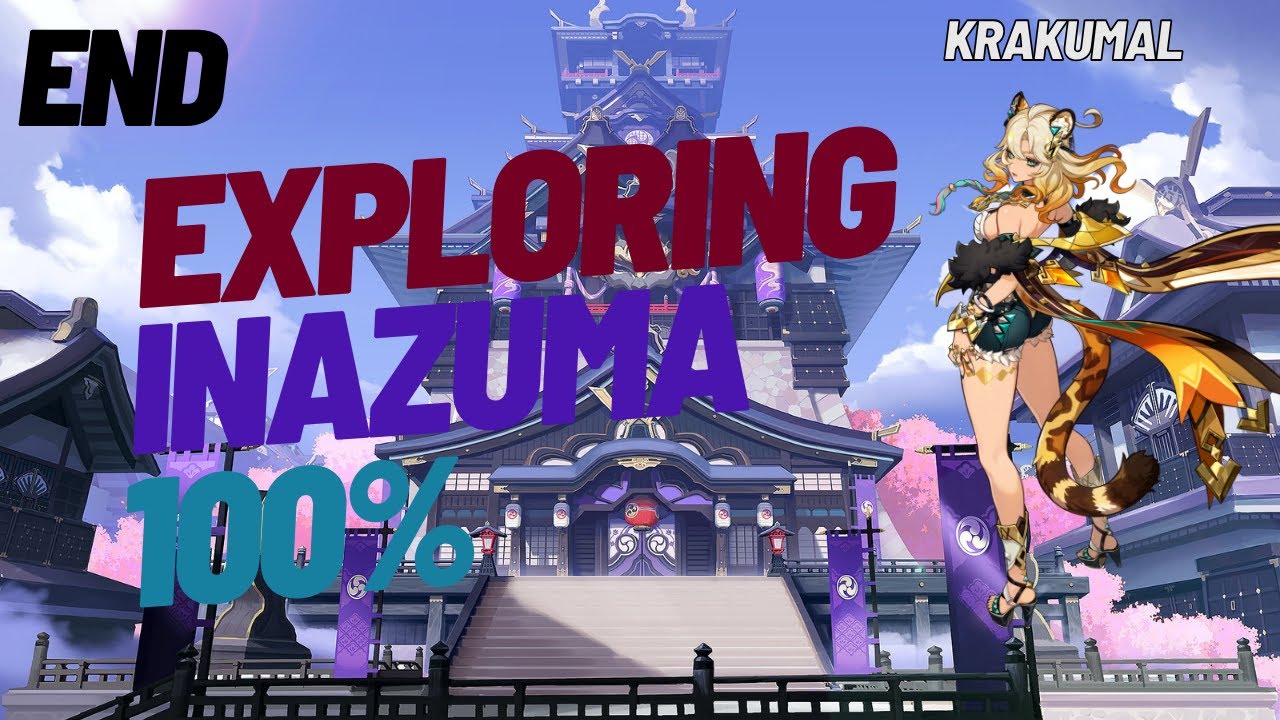 Trying to Explore Inazuma 100% END | Genshin Impact
