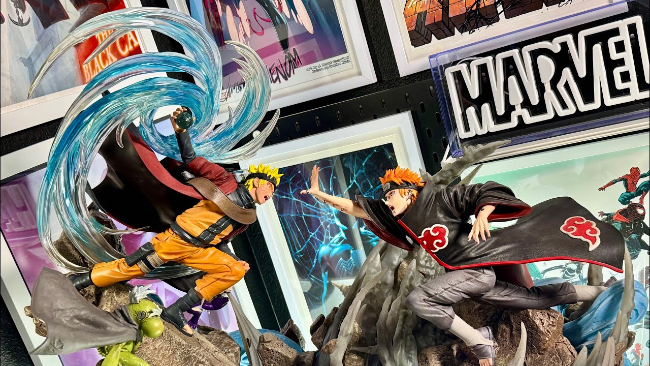 Figurama Naruto vs Pain Diorama Statue Unboxing Part 1
