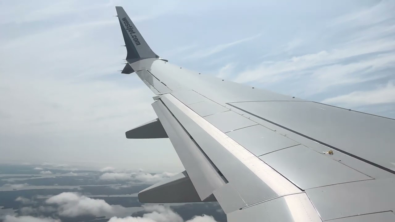 WestJet Boeing 737 MAX 8 Landing at Halifax Stanfield International Airport (YHZ/CYHZ)