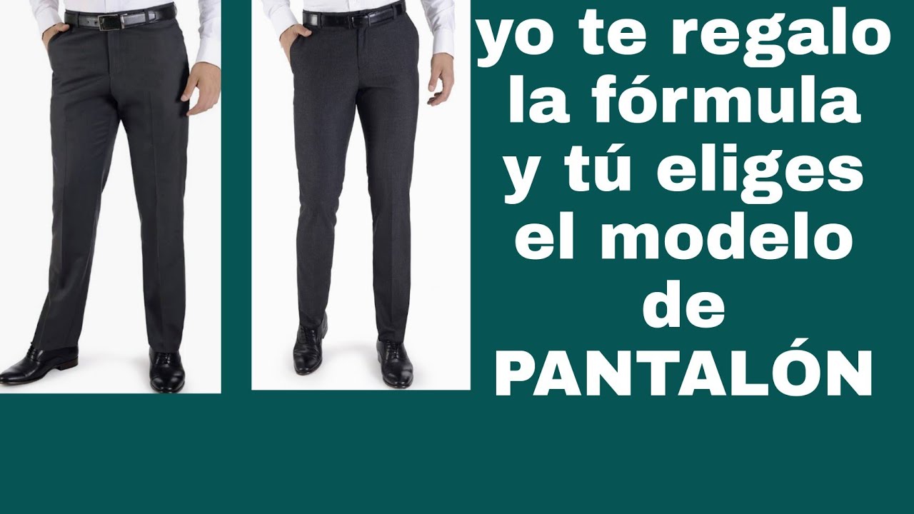 36 1ª parte PANTALÓN de caballero ¡SÚPER FÁCIL! skinny o clasico, patrón (DELANTERO)