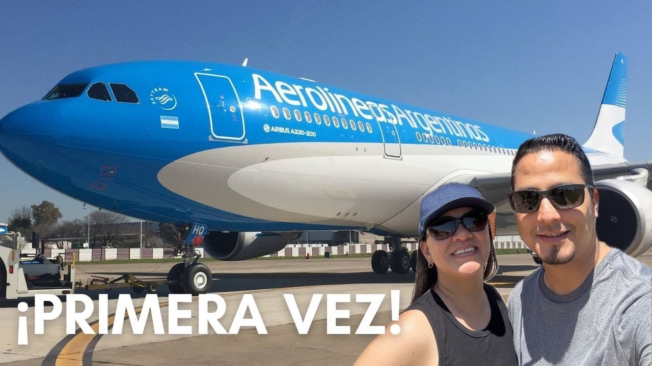 VOLANDO POR PRIMERA VEZ CON AEROLÍNEAS ARGENTINAS