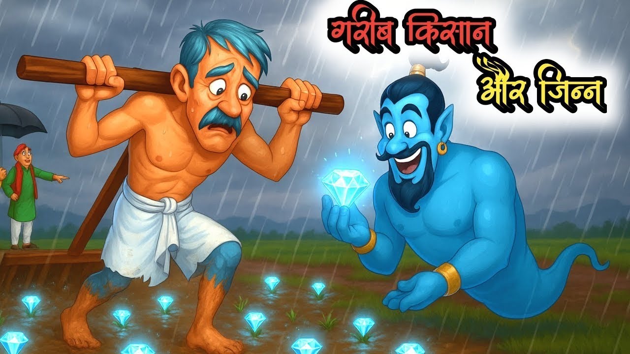 गरीब किसान और जिन्न // Garib kisaan aur jinn// hindi story // moral hindi story ||