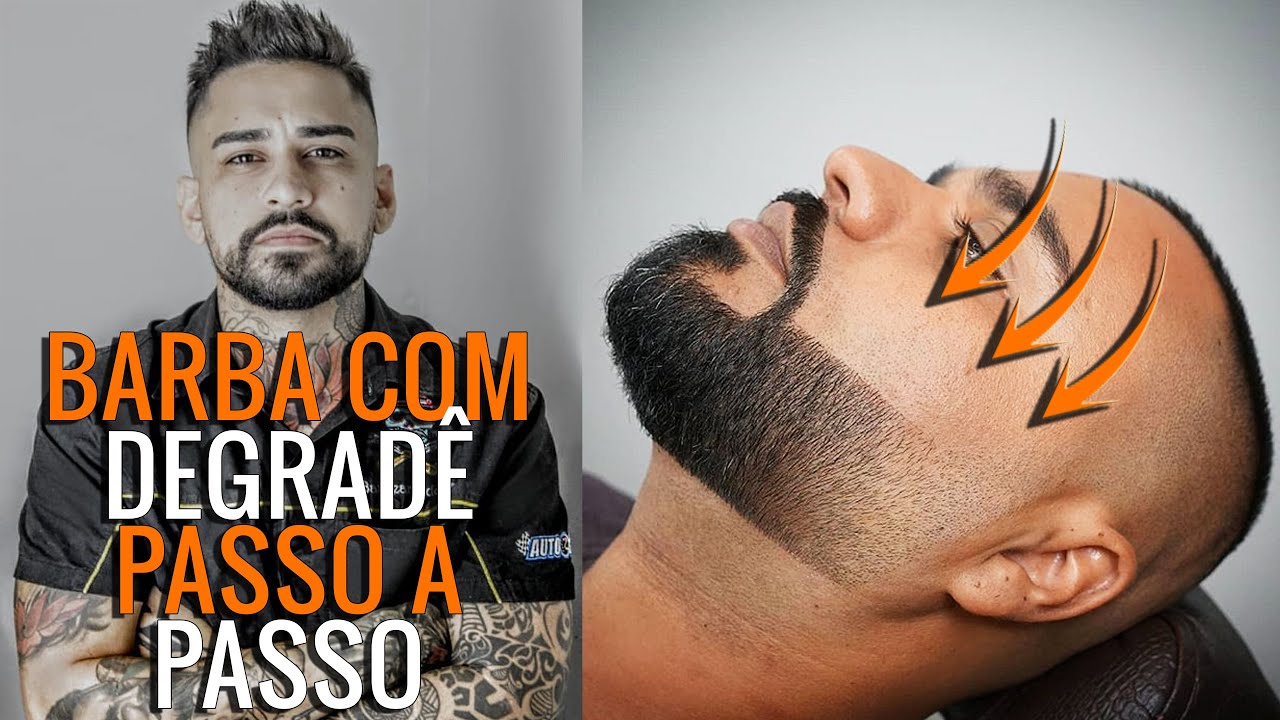 DEGRADÊ NA BARBA   PASSO A PASSO