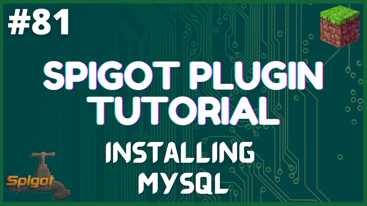 Spigot Plugin Development - 81 - Installing MySQL and PhpMyAdmin