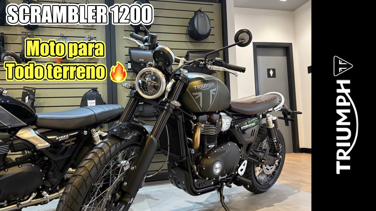 TRIUMPH SCRAMBLER 1200 A Moto sem tempo ruim 🔥