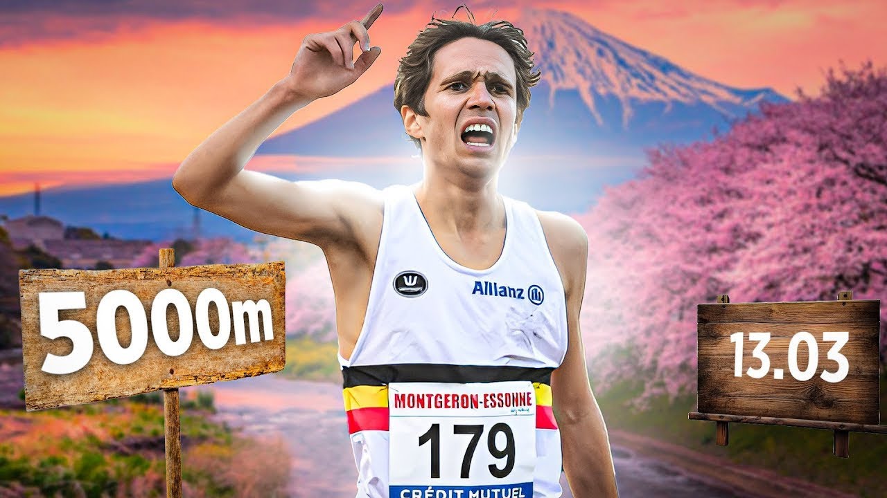 Courir un 5000m en 12:59 à plus de 23 km/h… Le défi fou de John Heymans ! (RP : 13´03) 😱