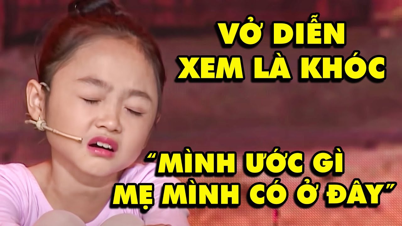Cả Trường Quay KH&Oacute;C VỠ &Ograve;A V&Igrave; VỞ DIỄN CỦA C&Ocirc; B&Eacute; KHI NHỚ MẸ NHƯNG KH&Ocirc;NG THỂ GẶP ĐƯỢC | THVL