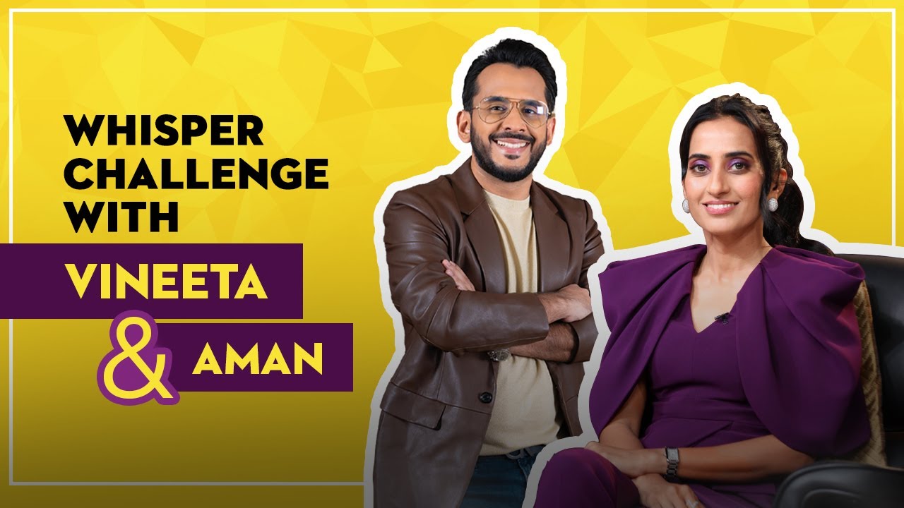 Whisper Challenge Ft. Vineeta & Aman😂🦈 | Shark Tank India Season 3 | SUGAR Cosmetics