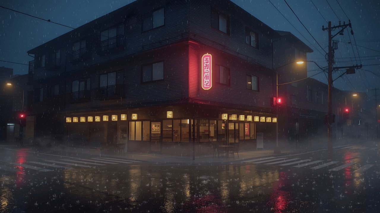 Lost in a Nostalgic Tokyo Night 🌙 Rain Lofi