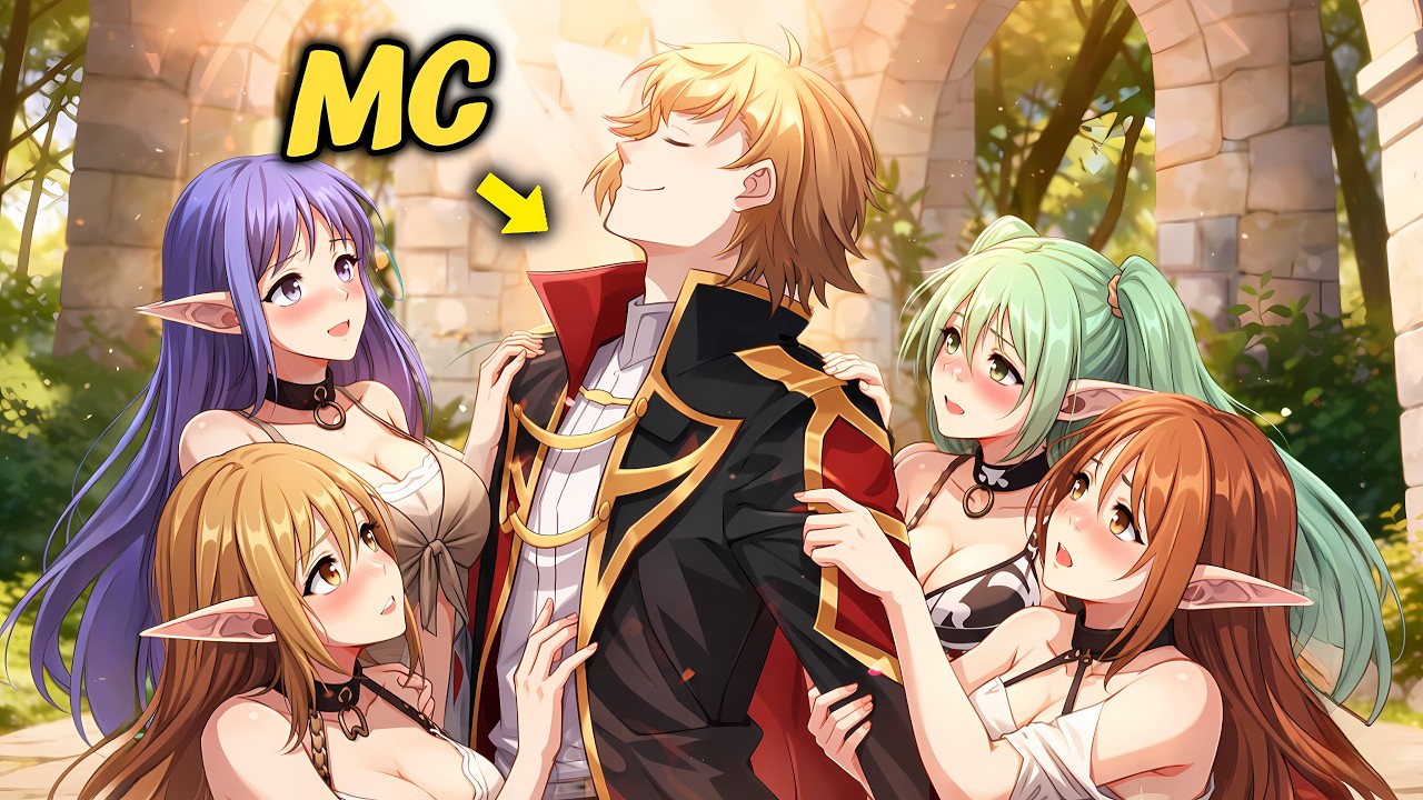 He's Reborn as the VILLAIN BOSS and Every Elf Girl Wants Him! - Manhwa Recap