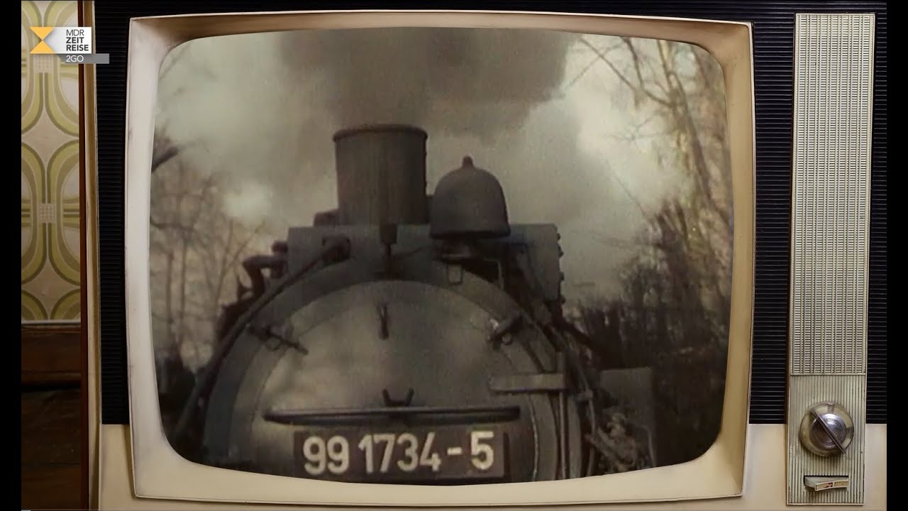 Ansichtskarte: Mit der Schmalspurbahn ins Fernsehjahr 1984