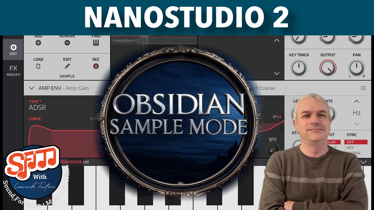 NanoStudio 2 Obsidian Synth - Tutorial 8: Obsidian Sample Mode