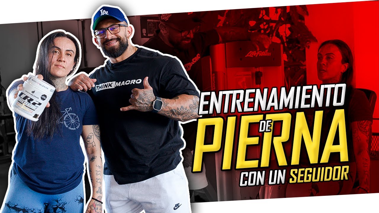 ⛔Entrenamiento de PIERNA a MUERTE con una seguidora 🚀[REGALO MACROBLENDS]