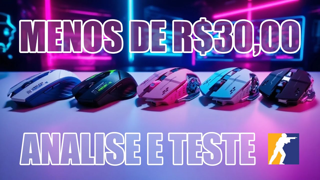 Mouse Baratos até R$30,00 Reais - Análise e Teste - SUPREENDEU!!!