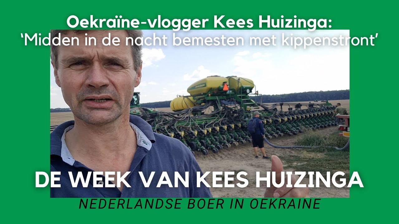Oekraïne-vlogger Kees Huizinga: ‘Midden in de nacht bemesten met kippenstront’