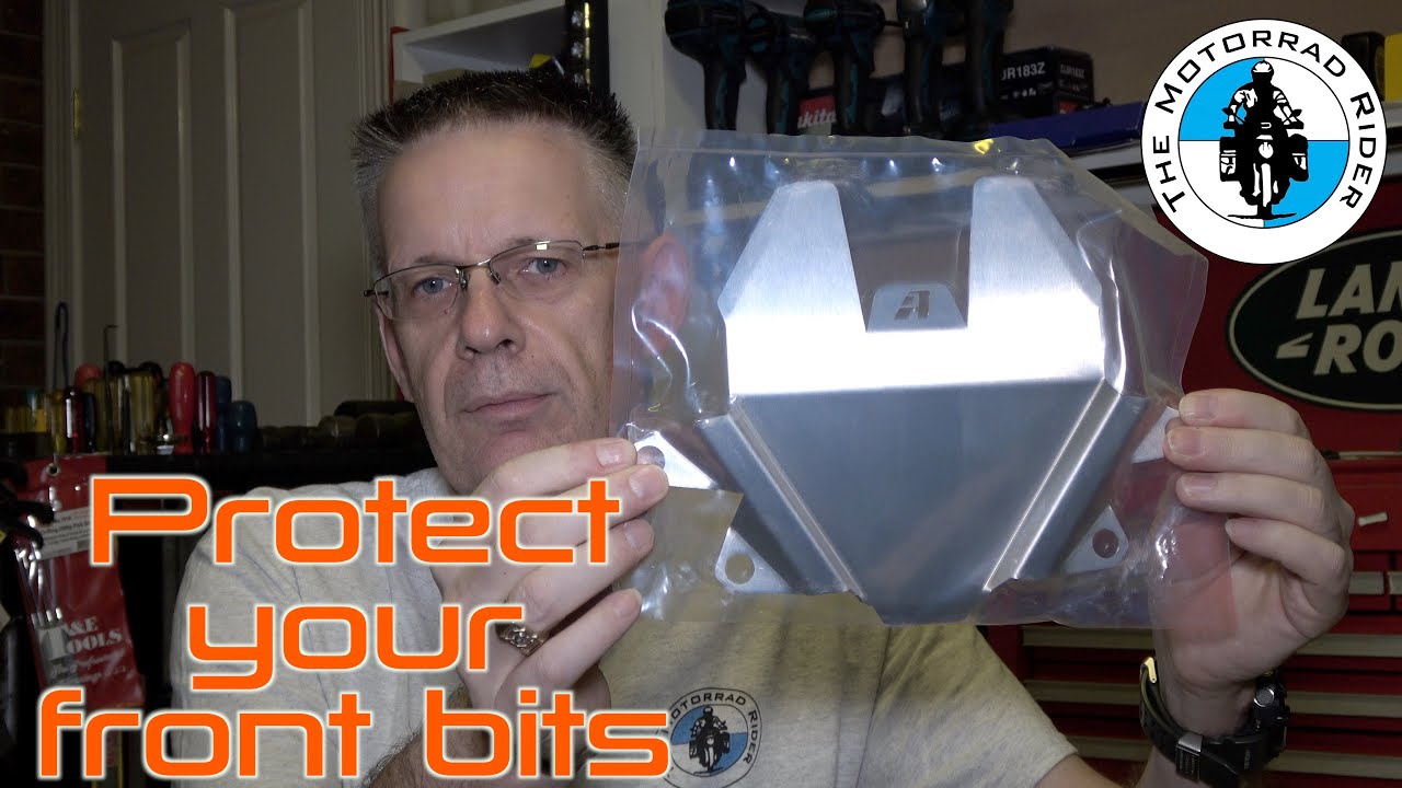 Altrider engine front guard install on BMW R1200GS/R1250GS Adventure