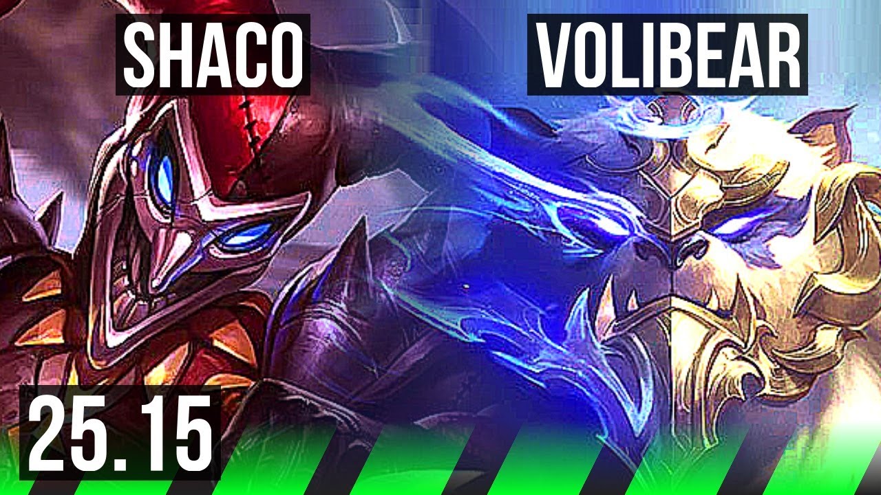 SHACO vs VOLIBEAR (JGL) | 53k DMG, 9/4/13 | NA Grandmaster | 25.15