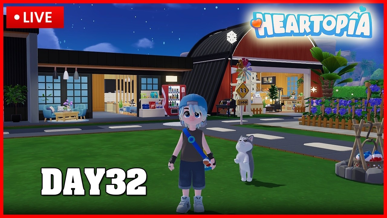 🔴 Heartopia | Day 32 บ้านเริ่มเข้าที่ #mobydick #heartopia #farming #lifesimulation