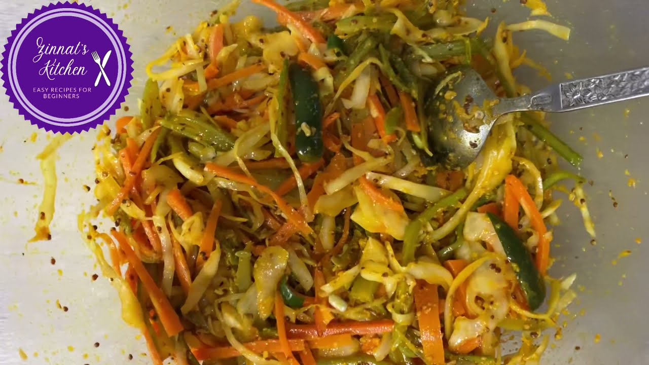 Zassar legume / veg pickle 🇲🇺🇬🇧