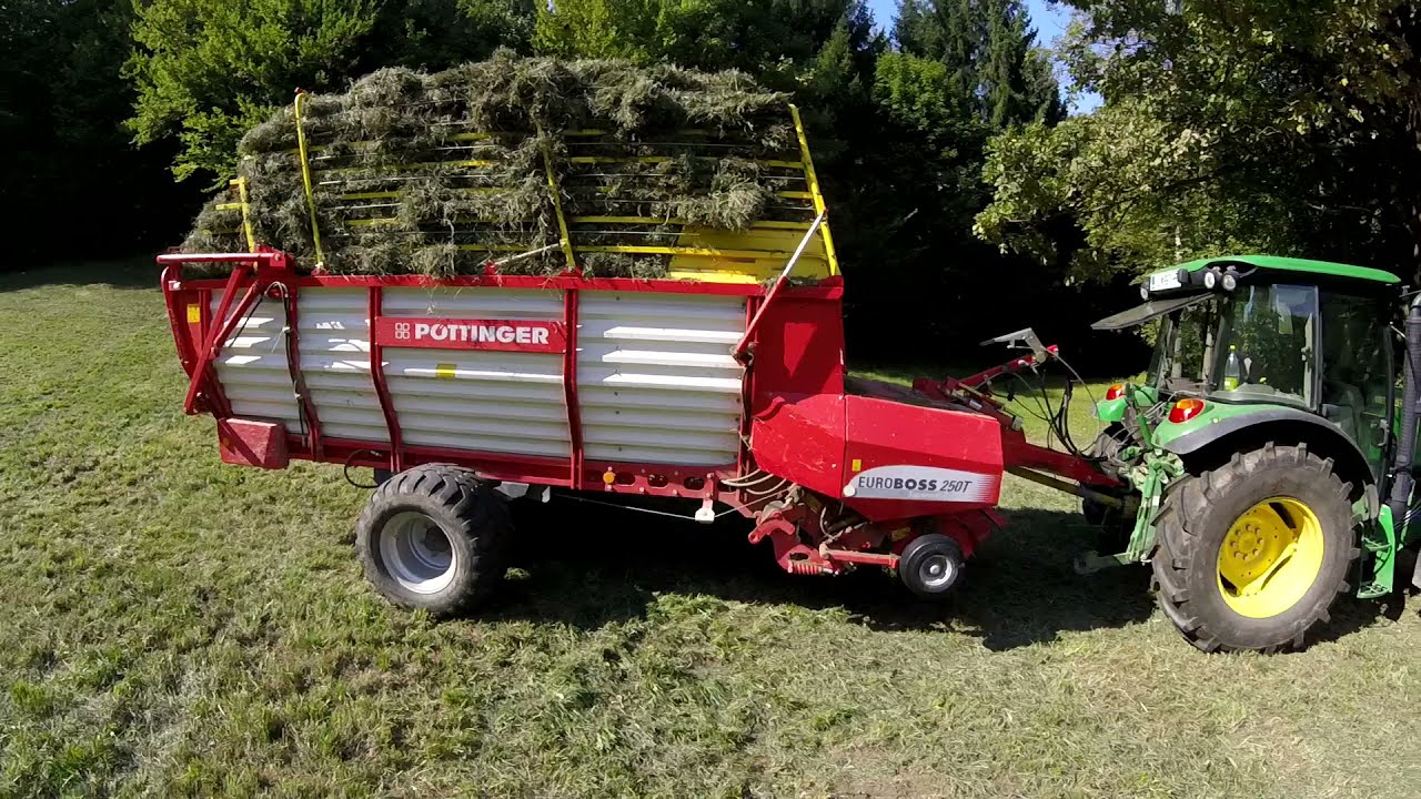 Storing Hay for Dairy Cows | 3rd Cut | John Deere 5M