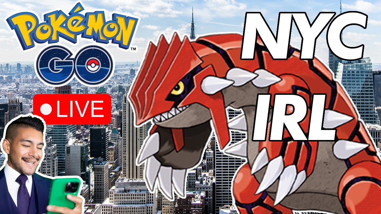 Hosting Groudon Raids in The Bronx, NY | Pok&eacute;mon GO Live IRL NYC | April 15, 2026