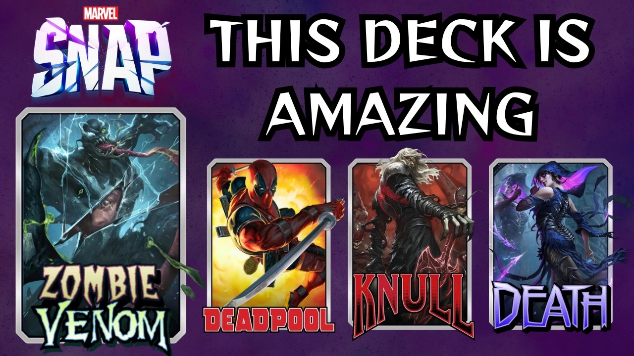 The Zombie Mercenary! Zombie Venom Feeds Horde as Deadpool Doubles | Marvel Snap Gameplay