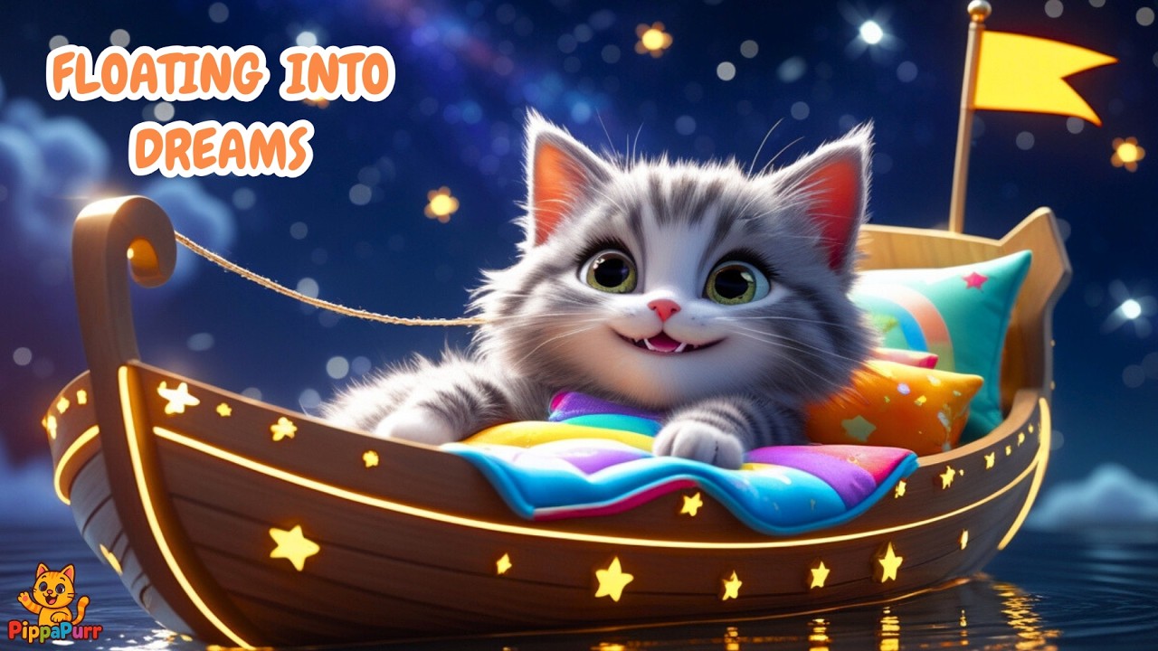 1 HOUR KITTEN  DREAMS ON THE STAR BOAT