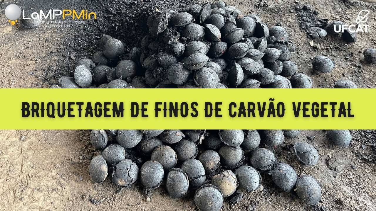 Briquetagem de finos de carvão vegetal e de finos de minério de ferro