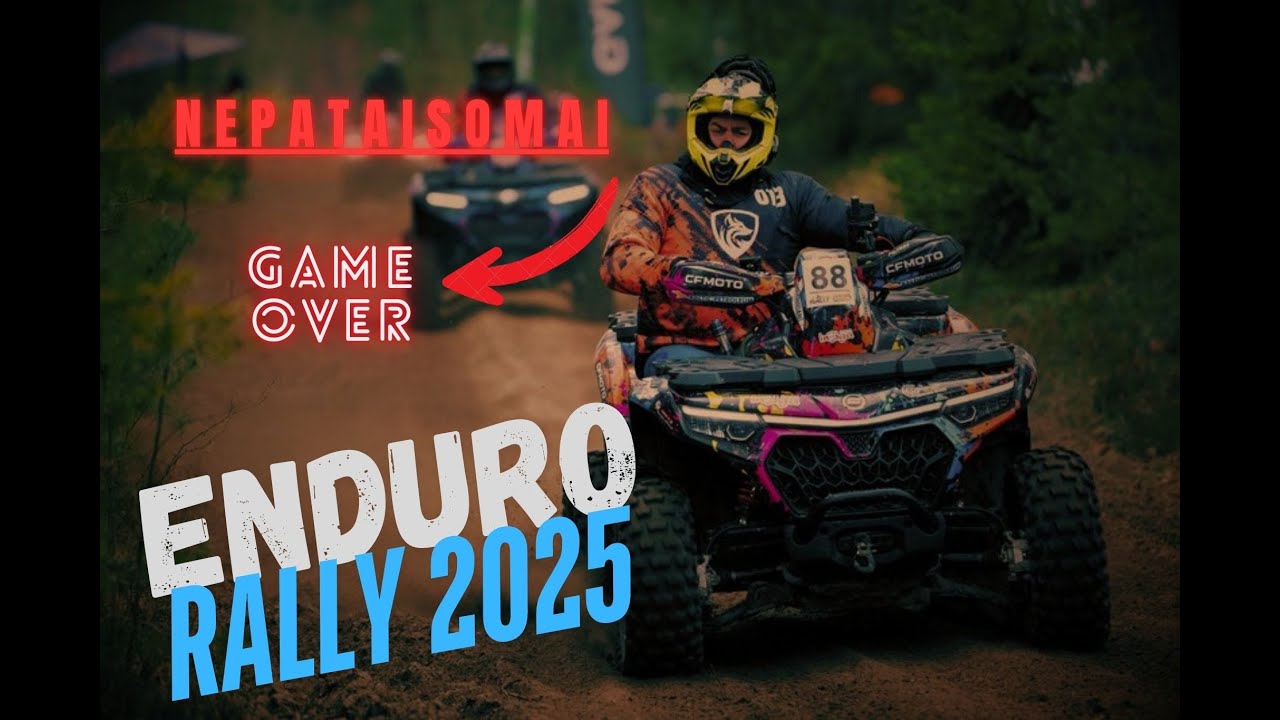 VIENA BALA SUGRIOVĖ VISAS VARŽYBAS 🤦‍♂️🚀  |  ENDURO RALLY 2025