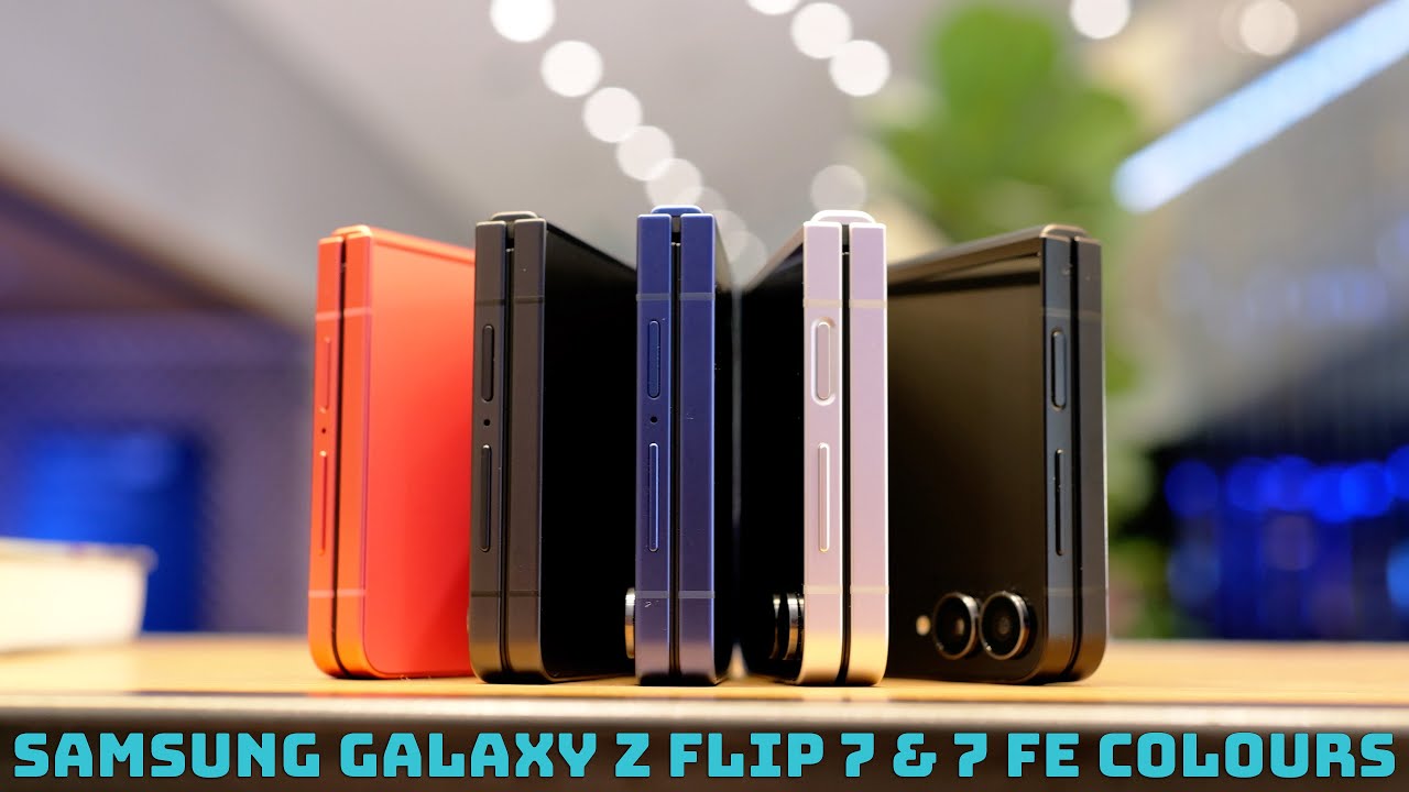 Samsung Galaxy Z Flip 7 & 7 FE Colours