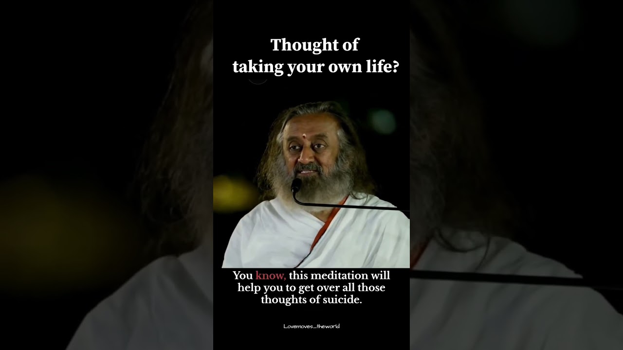 Don't ever thought of taking your own life #artofliving #thetruthwillsetyoufree #contemplativelife