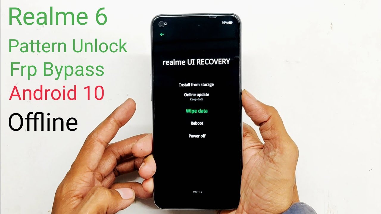 Realme 6 Hard Reset & Frp Bypass || Full Pattern Unlock Offline Without PC