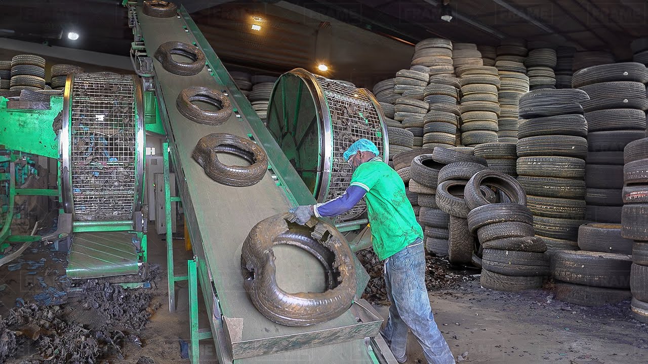 Inside Nigeria’s Genius Factory Recycling Million of Used Tires a Year