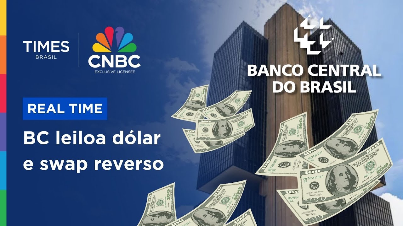 Banco Central realiza leil&otilde;es de d&oacute;lar &agrave; vista e swap reverso; entenda