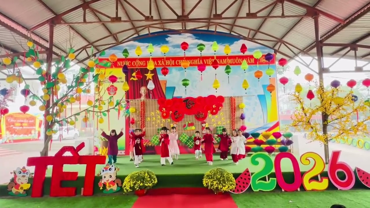 Bài nhảy: Tết là Tết đã về - trường MN Đồng Tĩnh