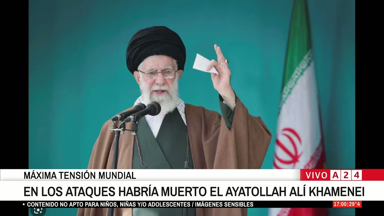 🔴 CONFIRMAN LA MUERTE DE ALÍ JAMENEI TRAS LOS ATAQUES COORDINADOS DE EE.UU. E ISRAEL A IRÁN