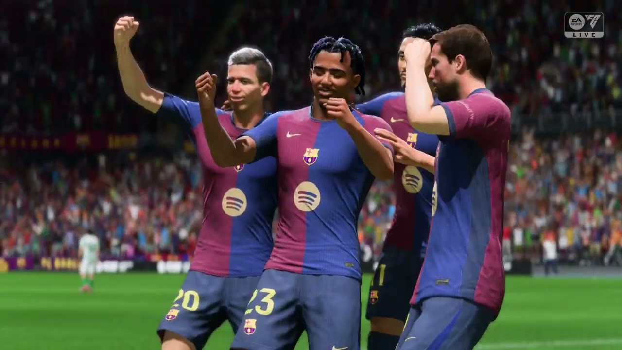 EAFC25 full match FC Barcelona 2-4 Real Betis