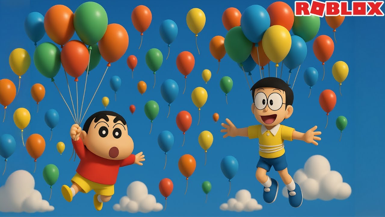Shinchan and Nobita Using 5,088,2485 Ballons Gameplay in Tamil | GAMING WITH NOBITA