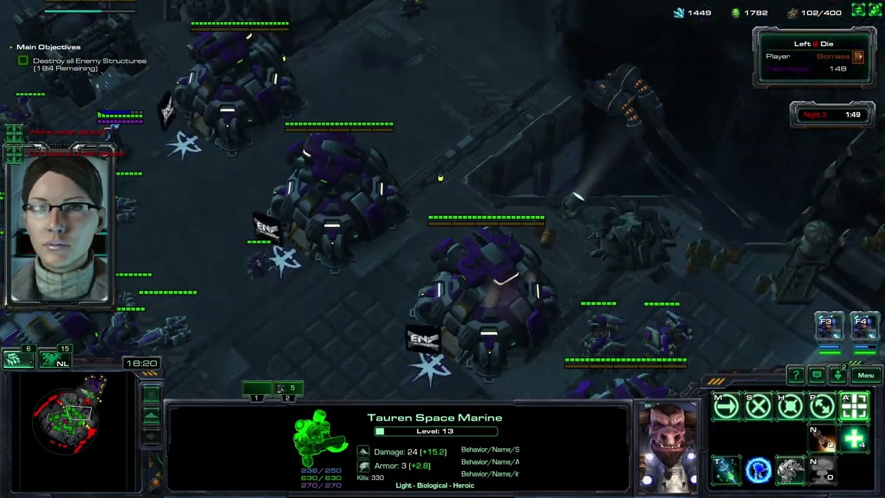 Starcraft 2 Arcade Map Left 2 Die Bull Mod #1